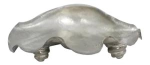Early 20th Century Italian Pewter Clamshell Dish