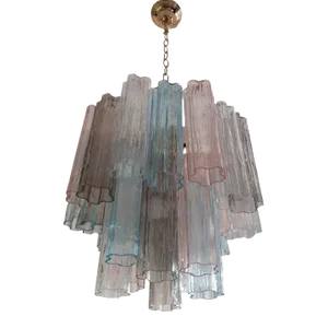 Contemporary Murano Glass "Tronchi" Multicolors Sputnik Chandelier