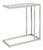 Regina Andrew Echelon Sofa Hugger Table in Polished Nickel For Sale