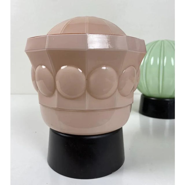 Art Deco Ceiling Lamps from Thabur, 1920s, Set of 3 For Sale - Image 10 of 15