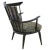 Black Delmenhorst Armchair with Cushion For Sale - Image 4 of 16