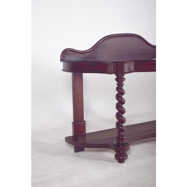 Antique Mahogany Console Table For Sale - Image 4 of 13
