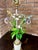 Pair of 1960s Italian Tole Floral Boutique Lamps For Sale - Image 11 of 12