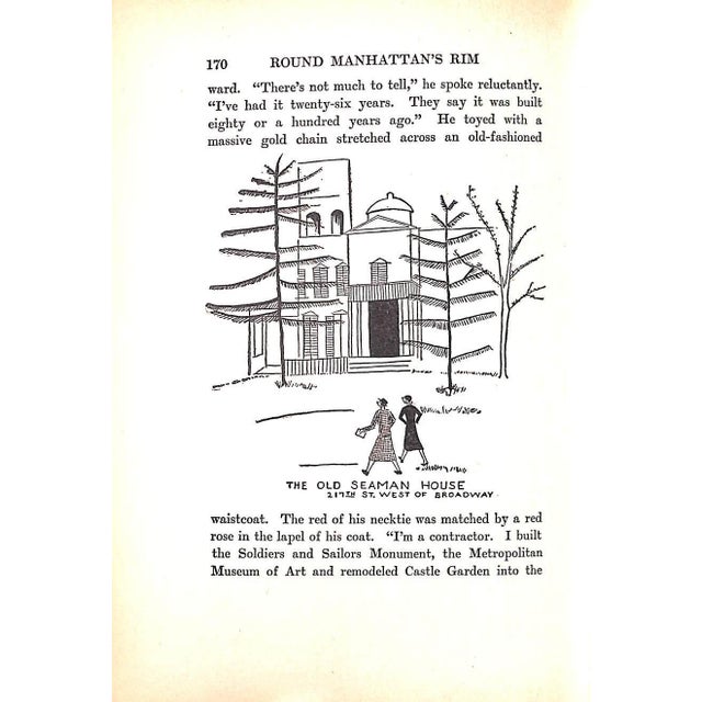 Black "Round Manhattan's RIm" 1934 Worden, Helen For Sale - Image 8 of 12