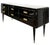 Black Italian Black Varnished Sideboard in the style of Vittorio Dassi, 1950s For Sale - Image 8 of 8