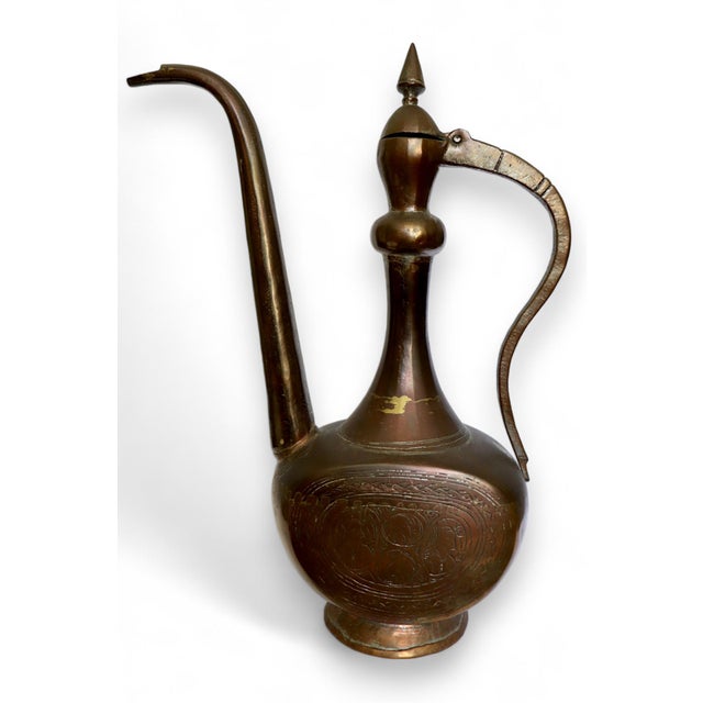 Antique Central Asian Brass Teapot Ewer from Afghanistan. Item: jug Material: copper, bronze Weight: 1440 grams Total...