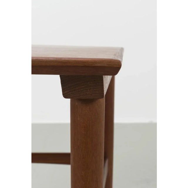 Wood Danish Teak Nesting Tables, Set of 3 For Sale - Image 7 of 11