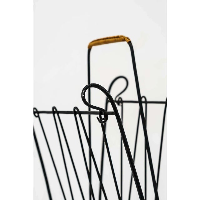 Iron Magazine Rack, 1960s For Sale - Image 9 of 10