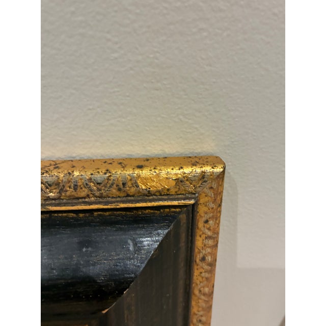 Early 21st Century Trowbridge Framed Lakeside Landscape Print – Black & Gold Frame, 2001 For Sale - Image 5 of 7