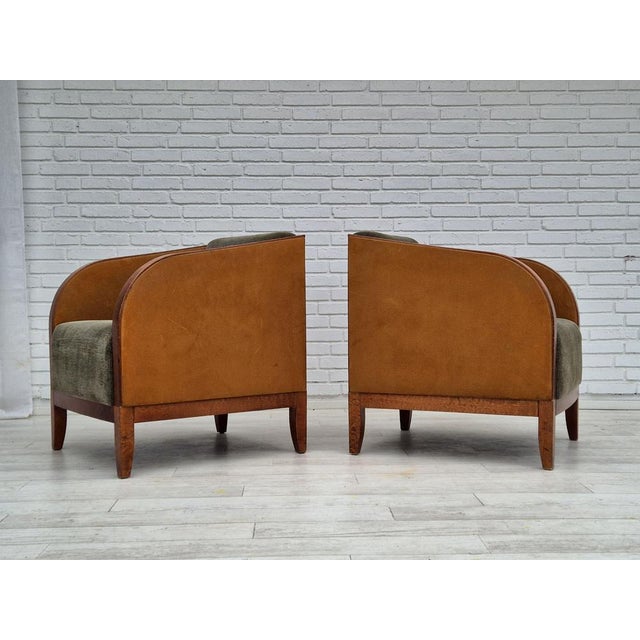 Wood Art Deco Scandinavian Lounge Chair, 1970s For Sale - Image 7 of 18