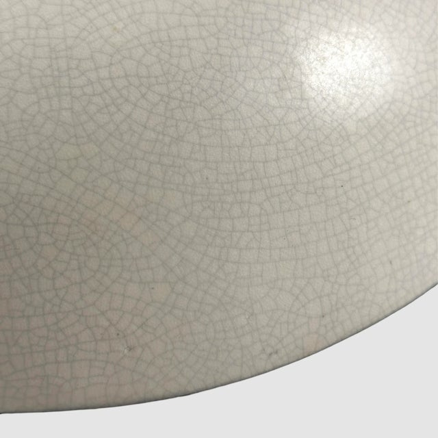 Black Sandy Shaw - Migrating Bird Woman Porcelain Bowl, Signed (1990) For Sale - Image 8 of 8