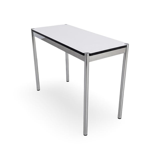 Vintage White Dining Table from USM Haller For Sale - Image 4 of 8