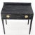 Jay Spectre Cerused Oak Black and White Small One Drawer Console Writing Table Desk For Sale - Image 4 of 11