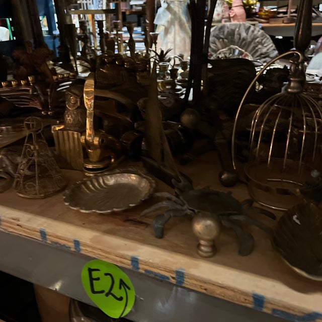 Up for consideration is a beautiful vintage brass sailboat sculpture. This would look lovely in your home and it is a...