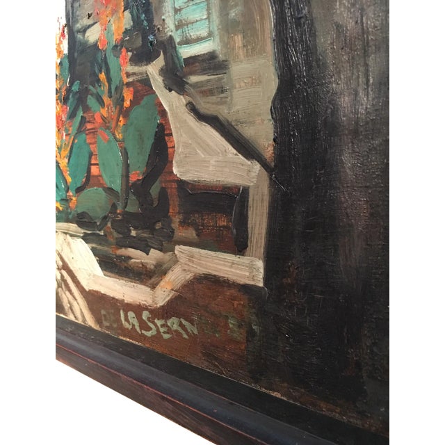 Ismael De La Serna, The House, Oil Painting, 1929 For Sale - Image 4 of 8