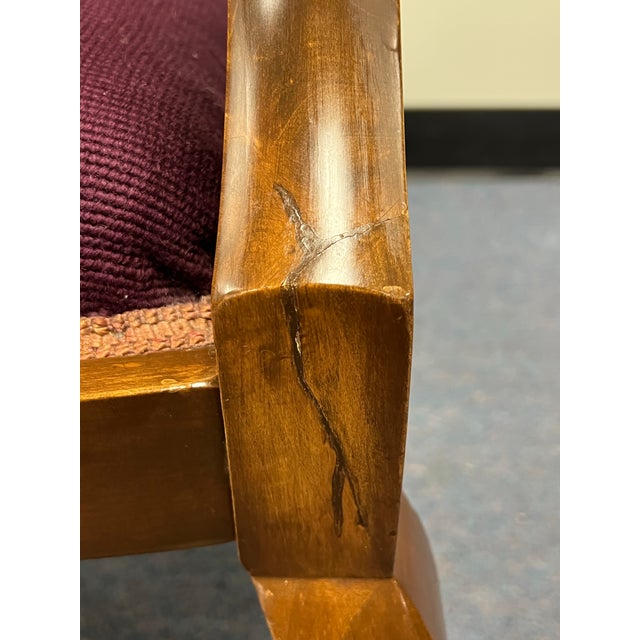 19th Century Mahogany Carved Georgian Armchair For Sale - Image 11 of 11
