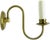 Vintage Wall Lamp in Metal, 1920s For Sale - Image 9 of 9