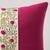 Schumacher Schumacher Ashoka 16" Pillow in Magenta & Leaf For Sale - Image 4 of 5