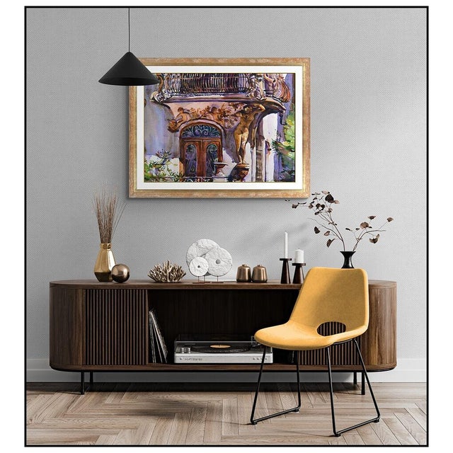 Message us to inquire about custom framing options! (Included for free with every purchase) The artwork here, "The Baroque...