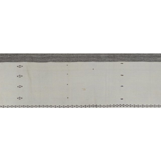 1960s Turkish Organic Hemp Sisal Kilim Rug For Sale - Image 5 of 11