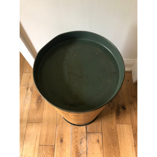 Mid 20th Century Declaration of the 13 United States of America Metal Wastebasket / Umbrella Stand For Sale - Image 11 of 11