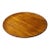 Large Circular Teak Tray For Sale