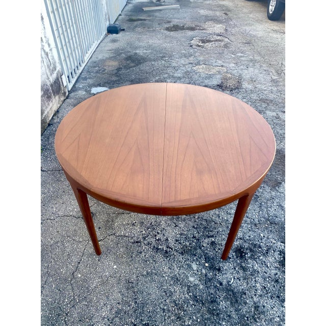 Ib Kofod-Larsen 1960s Danish Teak Dining Table Designed by Ib Kofod-Larsen for Faarup . For Sale - Image 4 of 12