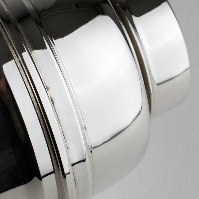 Guido Galbiati, Italy, Modernist Silver Plate Cocktail Shaker For Sale - Image 12 of 12