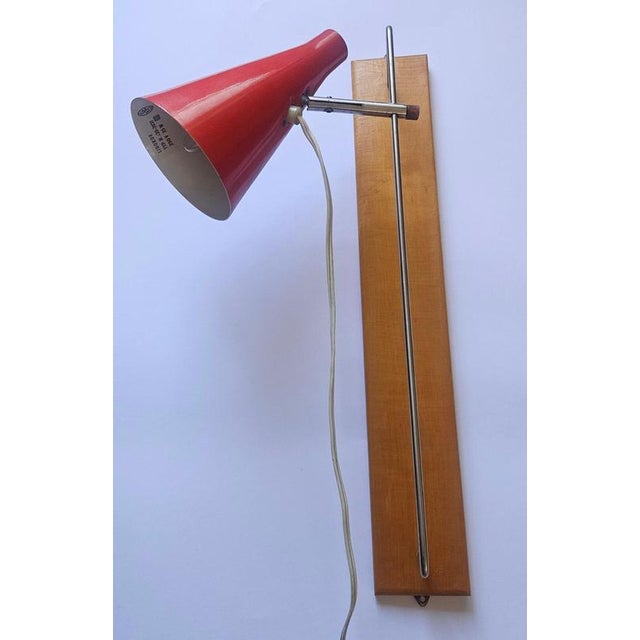 Mid-Century Wall Lamp in style of Stilnovo from Lidokov, 1960s For Sale - Image 4 of 16