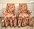 Here is a wonderful pair of vintage armchairs with beautifully curved silhouettes and distinctive swan arms. The...