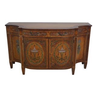Wellington Hall Adams Paint Decorated Commode Server For Sale