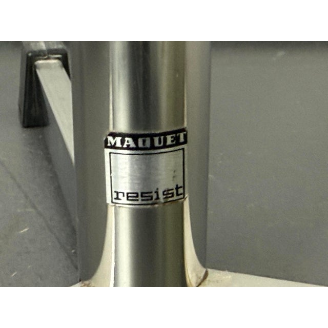 Swivel Stools in Metal from Maquet, Germany, 1960s, Set of 2 For Sale - Image 4 of 6