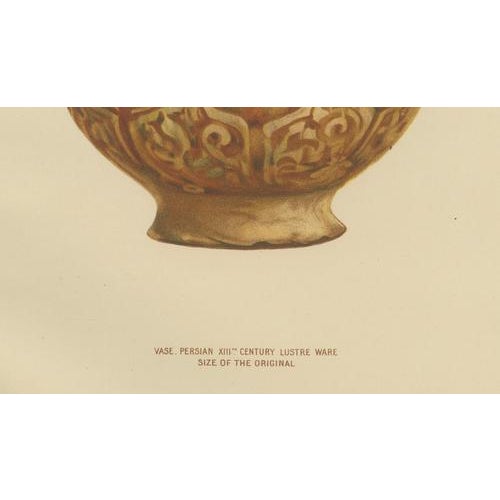 Copper Henry Wallis, Lustreware Vase, 1899, Chromolithograph For Sale - Image 8 of 9