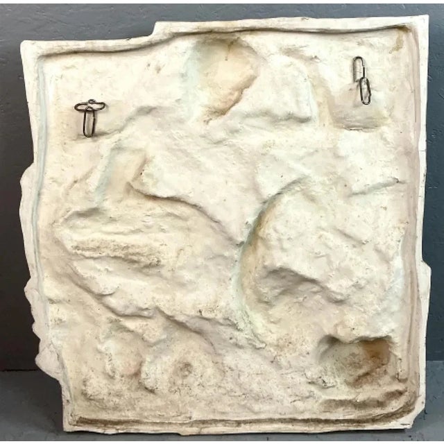 Plastic 1940s Lado Classical Style Composite Relief Sculpture. For Sale - Image 7 of 7