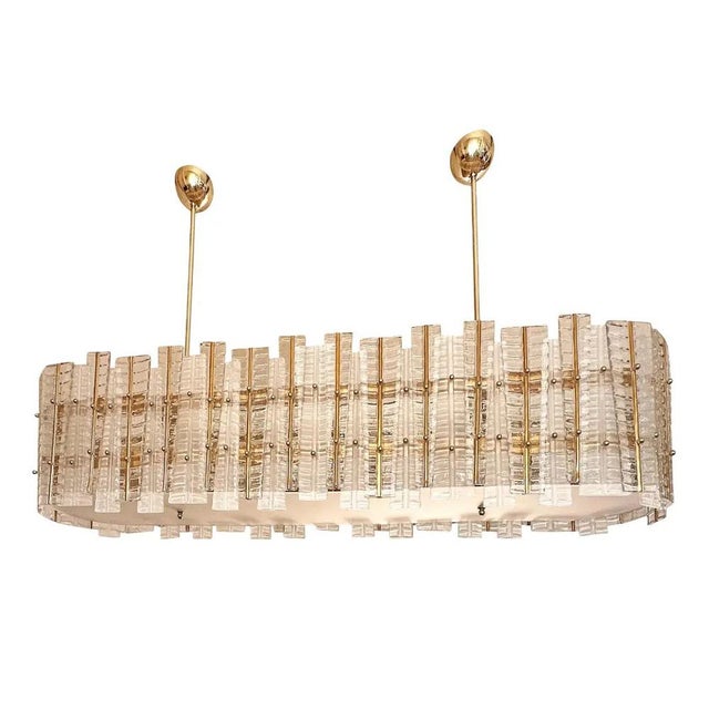 Modern Italian Tropical Gold Murano Glass Chandelier by Simoeng For Sale - Image 12 of 12