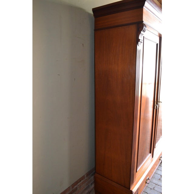 Wood Antique Cabinet in Mahogany For Sale - Image 7 of 10