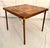 Vintage Handcrafted Folding Game Table With Marquetry Compass Star Top For Sale - Image 10 of 12