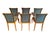 Wood Vintage German Art Deco Dining Chairs in Pear Wood, 1890s, Set of 6 For Sale - Image 7 of 8
