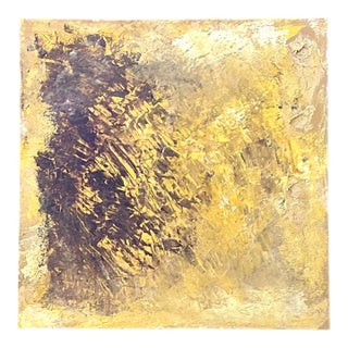 Vintage Original Abstract Oil on Canvas For Sale