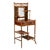 Chinoiserie English Bamboo & Lacquered Chinoiserie Mirrored Hall Stand For Sale - Image 3 of 13