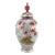 Stunning Handcrafted Metal Shogun Jar Hand Painted Chinoiserie Bird and Flower Pattern For Sale