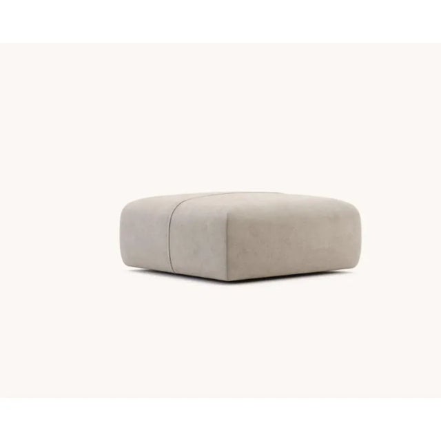 Disruption module pouf by Domkapa Materials: velvet (Aldan 2928). Dimensions: W 100 x D 100 x H 40 cm. Also available in...