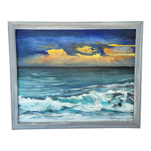 Original Florida Acrylic Painting on Canvas, Dan Bennett