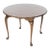 Harden Furniture Attributed Solid Cherry Queen Anne 42" X 42" Round Dining Table Extending to 74" - Late 20th Century For Sale