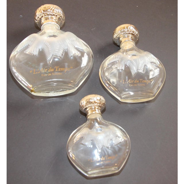 Lalique Creation Collectible Nina Ricci Perfume Bottles - Set of 6 For Sale - Image 9 of 12