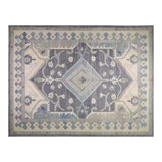 Contemporary Oushak Hand Knotted Wool Rug,12'X16' For Sale