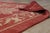 Traditional 8x11 Red Ivory Floral Lattice Hand-Knotted Wool Rug For Sale - Image 3 of 4