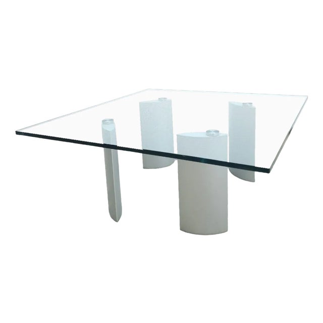 K285 Modern Glass Coffee Table from Ronald Schmitt For Sale