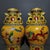 Metal Pair of Monumental Chinese Yellow Cloisonné Dragon & Phoenix Vases - 24.7 LBS Total For Sale - Image 7 of 10