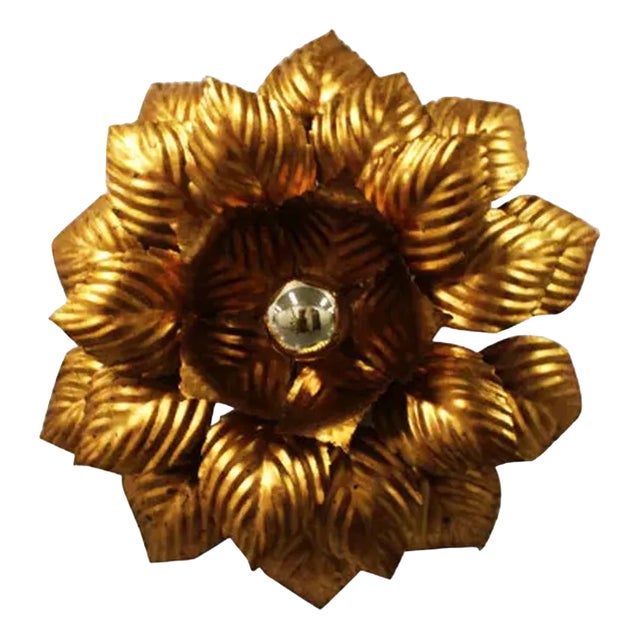 Masca Floral Wall Light, 1970s For Sale